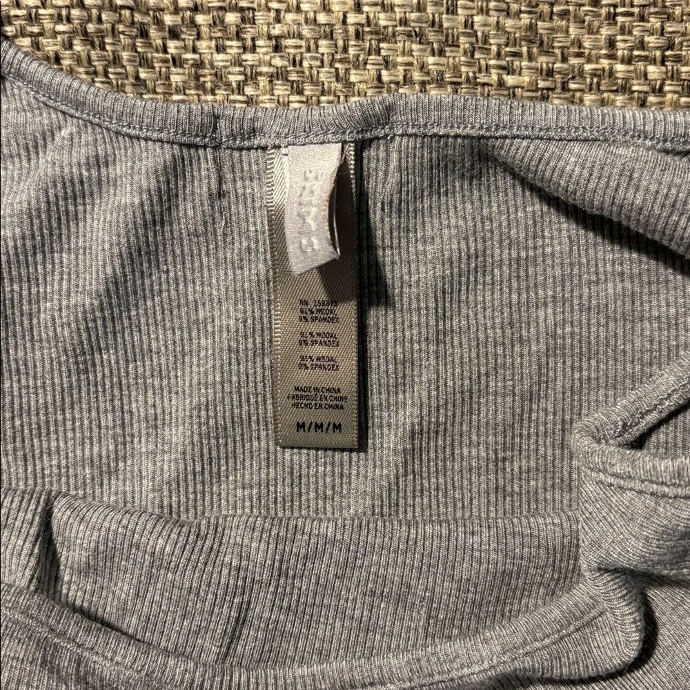 Skims Soft Lounge Long Slip Dress in Heather Grey SZ M EUC - Picture 3 of 5